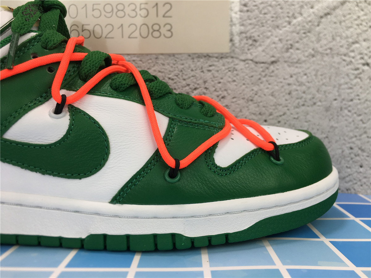 OFF-WHITE x Dunk Low Pine Green CT0856-100